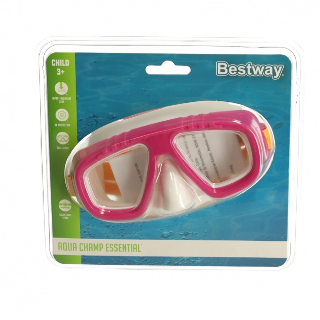 Bestway Schwimmmaske für Kinder - Türkis – rosa