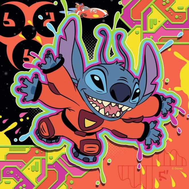 Disney Puzzle: Stitch - 3x49 Teile