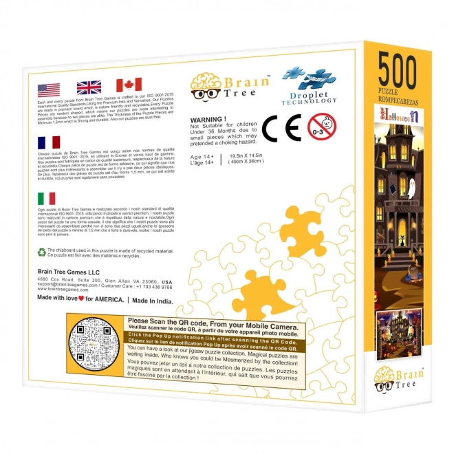 Halloween-Puzzle 500 Teile von Brain Tree