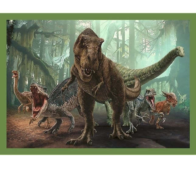 Puzzle 4-in-1 Gefährliche Dinosaurier Jurassic World