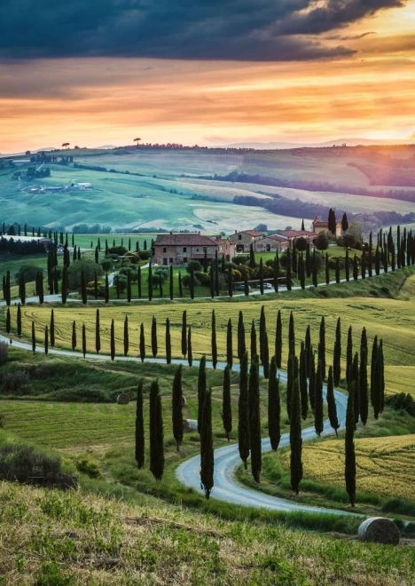Puzzle RAVENSBURGER Val d'Orcia, Toskana – 1000 Teile
