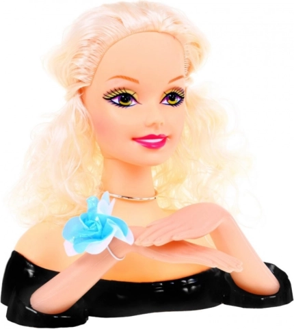 Frisier- und Schminkpuppe für Kinder 3+ mit Zubehörset – Blondine
