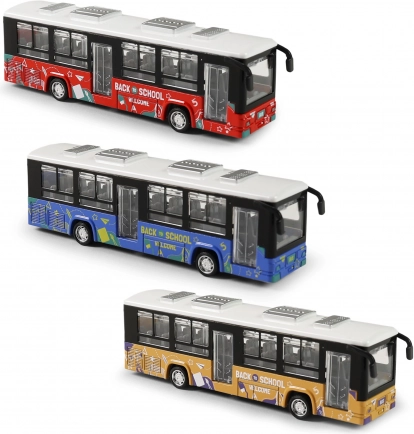 Metallbus mit aufklappbaren Türen