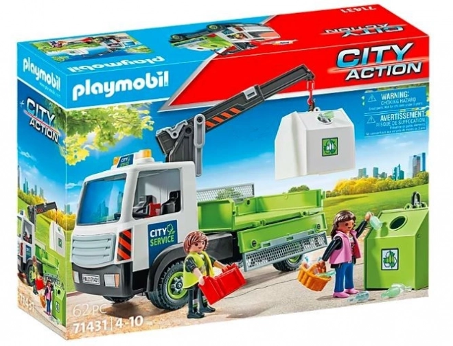 LKW mit Glascontainern City Action 71431