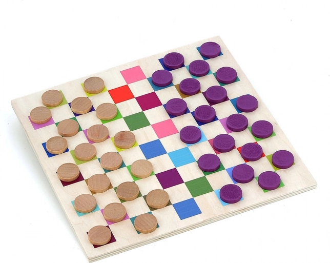 Vilac Buntes Holz-Spiel Dame