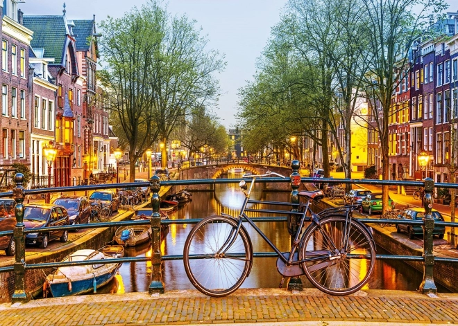 Puzzle Leuchtendes Amsterdam, 1000 Teile (ALIPSON)