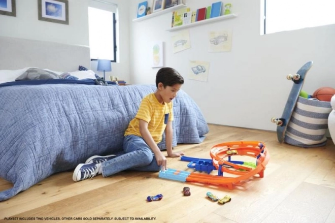 Hot Wheels Rennstrecke mit tragbarem Griff