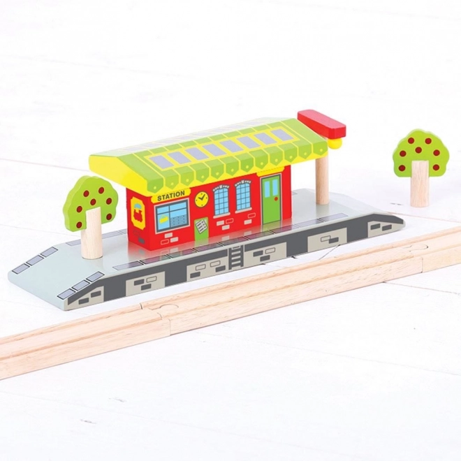 Ländlicher Bahnhof Bigjigs Rail