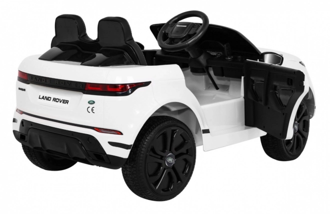 Elektrisches Auto Range Rover Evoque weiß