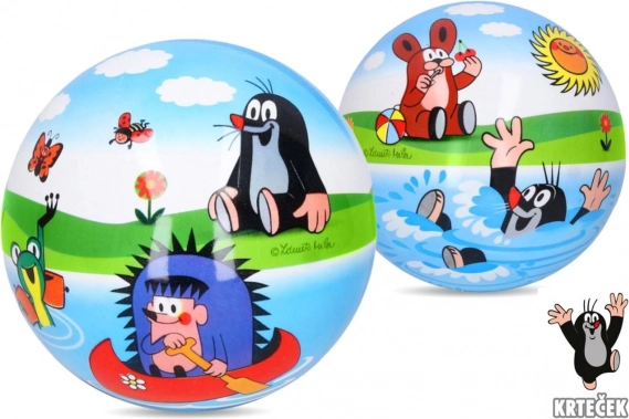 Gummiball DER KLEINE MAULWURF UND FREUNDE 12 cm
