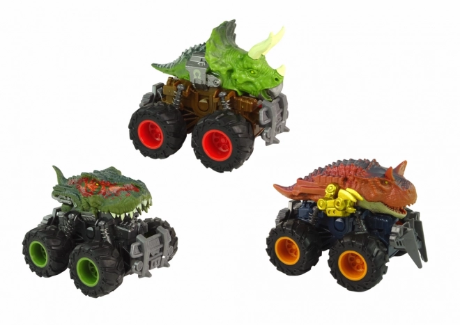 Dinosaurier Offroad Spielzeugauto mit Schwungradantrieb