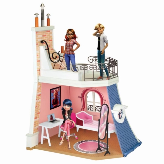 Miraculous Marinette 2in1 Schlafzimmer und Balkon Spielset