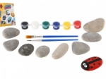 Steine bemalen – Kreativset mit Farben und Pinseln