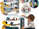 Little Smoby Maxi-Garage für Kinder mit 3 Etagen, Aufzug und Waschanlage