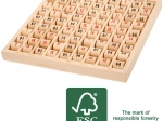 Small Foot Einmaleins mit Drehwalzen aus FSC-Holz