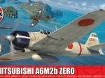 Modell des Plastikflugzeugs Mitsubishi A6M2b Zero 1/72