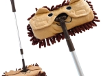 Kinderwischer mit teleskopischem Griff Tiermotiv Braun