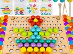 Puzzle aus Holzkugeln