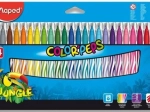 Auswaschbare Filzstifte MAPED Color'Peps Jungle, 24 Stk.
