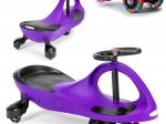Wiggle-Car Rutschfahrzeug mit LED-Rädern, violett, ECOTOYS