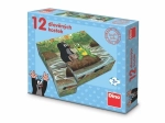 Dino Holzbausteine DER KLEINE MAULWURF und Tiere 12 Stk.