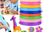 Set aus PCL-Filamenten für 3D-Stifte, 10 Farben, 50 m