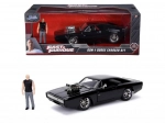 Rychle a Zběsile Auto 1970 Dodge Charger mit Dominic Toretto Figur