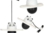 Kinder-Pogo-Springer Panda für Balance, schwarz-weiß