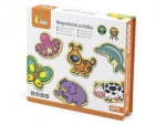 Holzmagnete für Kinder Tiere - Set mit 20 Stück