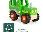 Holztraktor Small Foot grün