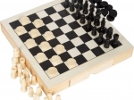 Kompaktes Holz-Schachset 3-in-1 small foot