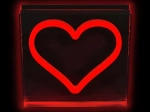 LED-Neon-Lampe Herz rot 2Kids Toys