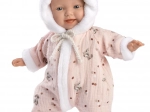 Llorens 63302 LITTLE BABY – realistische Babypuppe mit weichem Stoffkörper – 32 cm