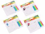 Kreativ-Set mit 4 Filzstiften