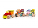 Holzzug mit Autos Holzpuzzle