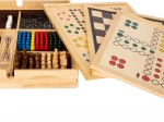 Small foot Set mit 20 klassischen Spielen in einer Holzbox