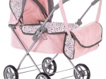 Tiefer Puppenwagen Pink Flowers