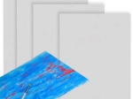 Malerleinwand auf Platte 30 × 40 cm – Set mit 4 Stück