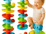 Kruzzel Kugelturm mit Spiralbahn für Kinder ab 18 Monaten