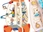 Große multifunktionale Bildungsrakete aus Holz von Tooky Toy