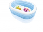 Intex Ovaler Aufblasbarer Pool mit Wasserwelt-Design