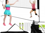 Tragbares 3-in-1 Netz für Volleyball, Badminton und Tennis TRIZAND, höhenverstellbar
