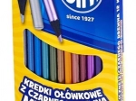 Astra Metallic-Buntstifte 12 Stk. mit Anspitzer