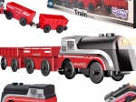 Elektrische Lokomotive WOOPIE mit magnetischen Waggons