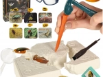 Lehrreiches Archäologie-Set - Insekten in Bernstein