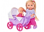 Puppe Evi Love mit Kinderwagen und Puppe