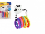 Spielzeugkette für Kinderwagen/Bett Tiere Plastik