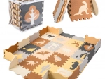 Schaumstoff-Kinderpuzzlematte Dinosaurier 143 × 143 cm, 36 Teile