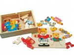 Bino Anziehpuzzle Bärin mit Bärenkind