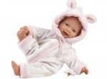 Llorens Little Baby realistische Babypuppe mit weichem Stoffkörper